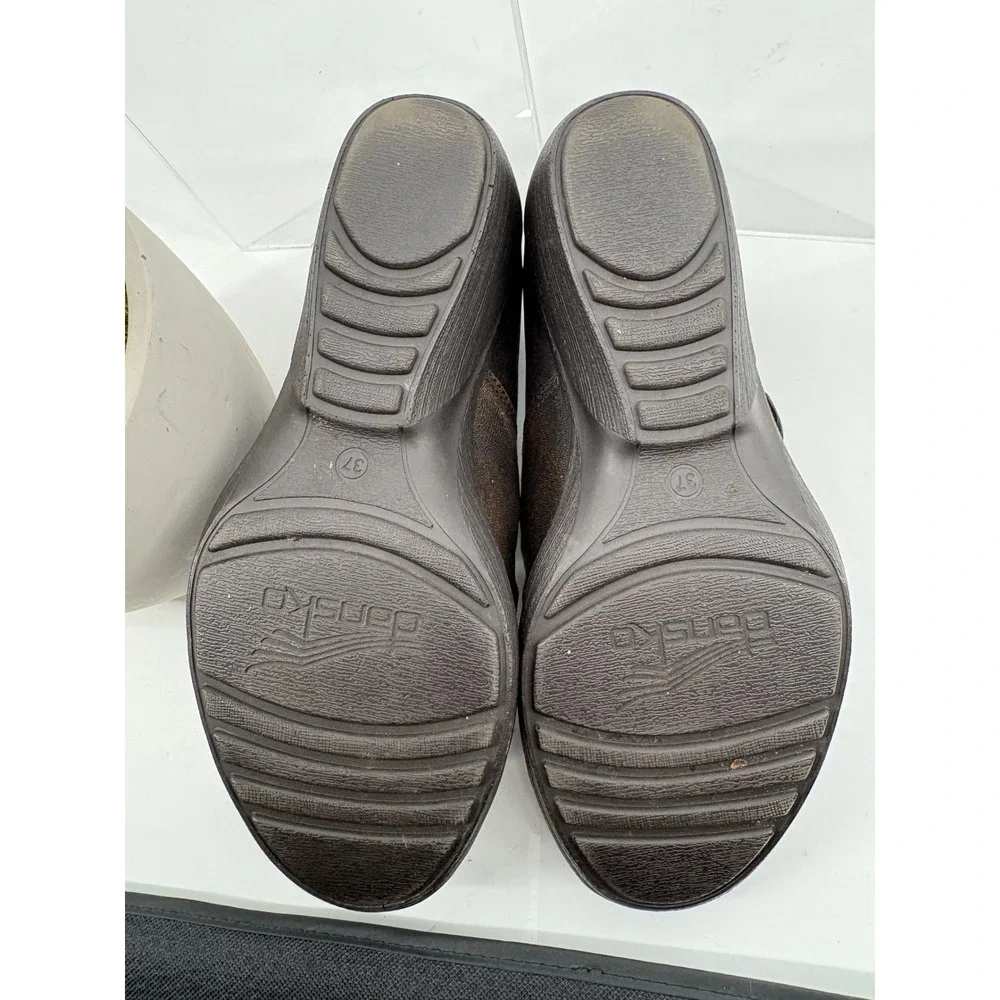 Dansko Aimee Shoes Size 37/US‎ 7 Slip On Wedge Pumps Comfortable Durable Sole.